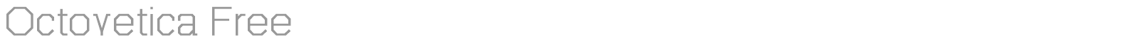 Octovetica font preview